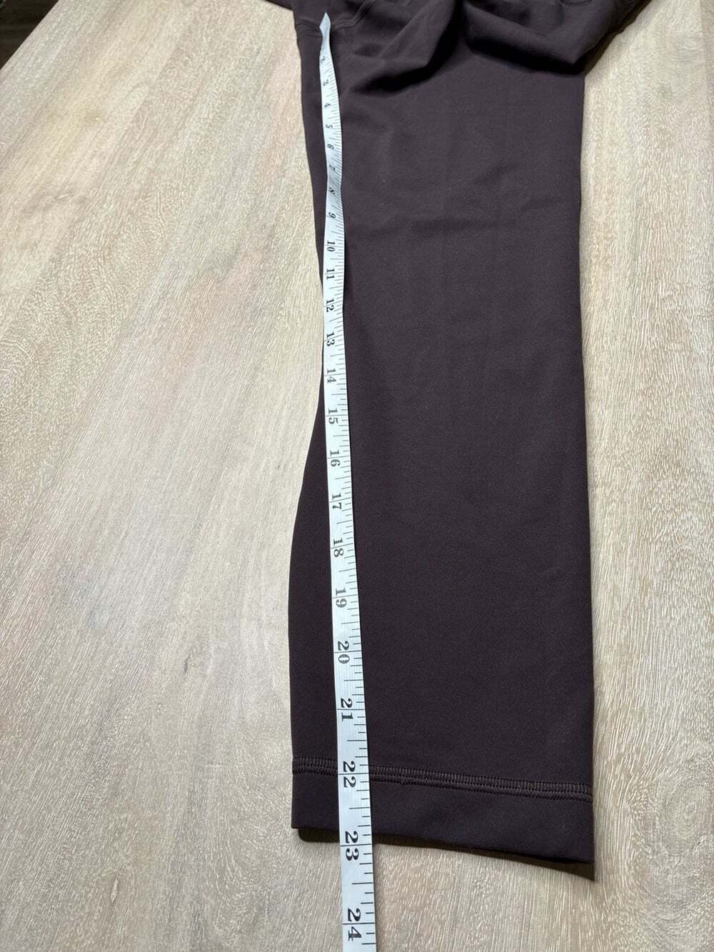 Lululemon Wunder Train High-Rise Crop 23" Sequoia Brown Size 8 - Picture 6 of 6
